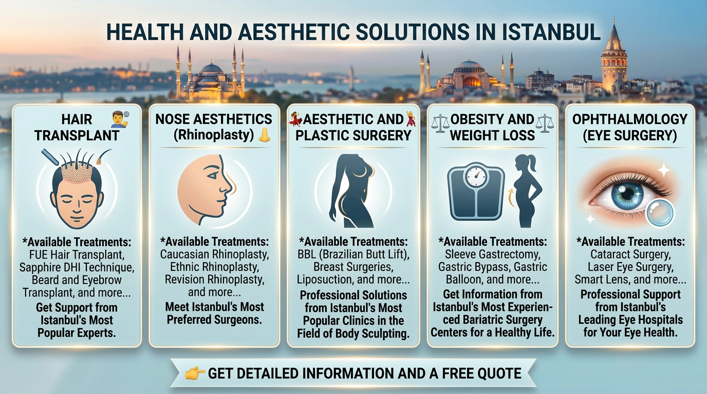 🏥 Istanbul’s Medical Excellence: Your Premier Digital Promotion Platform Discover Istanbul’s leading health and aesthetic clinics through our completely free digital promotion platform. We feature the city’s most recognized medical specialists, allowing you to explore premier options through our independent digital information portal and start your journey with direct access to the source.  ⚖️ VisionStay Platform Policy & Legal Disclosure: Digital Publisher Status: VisionStay is a premier digital promotion platform and is not a medical facility, international health tourism intermediary, or a travel agency. The service provided is strictly a digital promotion and publisher activity conducted in international languages for global audiences.  Zero Service Fees: VisionStay is completely free for users. We do not provide medical advice, we do not sell treatment packages, and we never request commissions or consultancy fees from our users.  Direct & Independent Access: All information shared is for digital promotion purposes only. VisionStay is not a party to any medical, commercial, or operational processes. All consultations, treatments, and financial transactions take place entirely and directly between the user and the official, Ministry of Health-authorized medical provider.  No Legal Liability: As a digital publisher, VisionStay assumes no legal liability for the medical outcomes, service quality, or commercial disputes arising from the relationship between the patient and the healthcare provider.